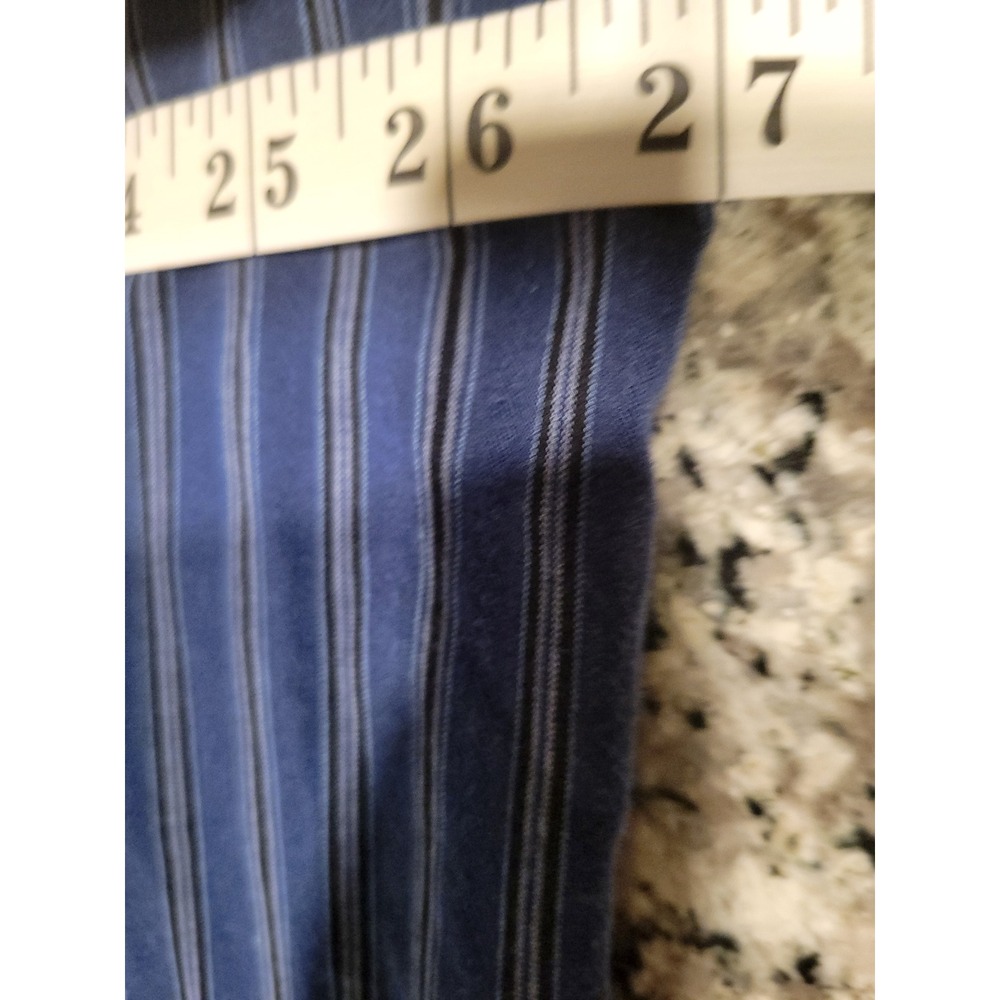 Lot of 2 Van Heusen Studio Mens XLT Tall Striped Long Sleeve Button Down Shirts‎ - Picture 9 of 10